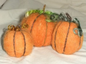 3 pumpkins