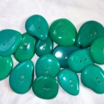 button turquoise